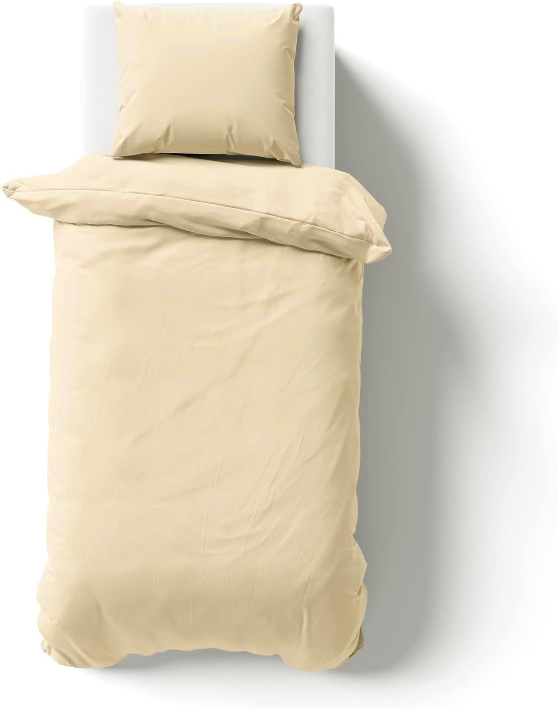 Постільний комплект Mako Satin 135 x 200 см, 155 x 220 см, 200 x 200 см, 200 x 220 см, розмір: 135 x 200 см, колір: натуральний, фото №3