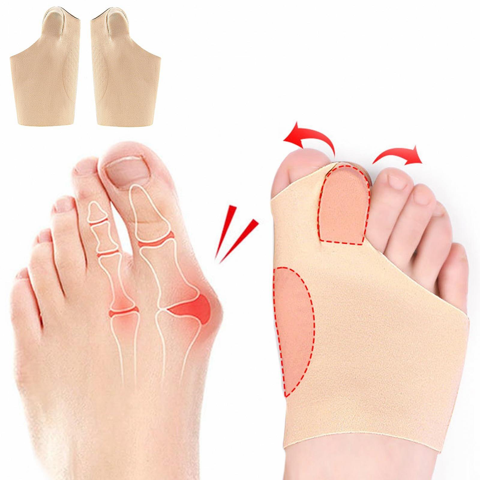 Пов'язка для корекції Hallux Valgus, захисна, силіконові подушечки для чоловіків і жінок, гнучкий матеріал, багаторазова, миюча, фото №7