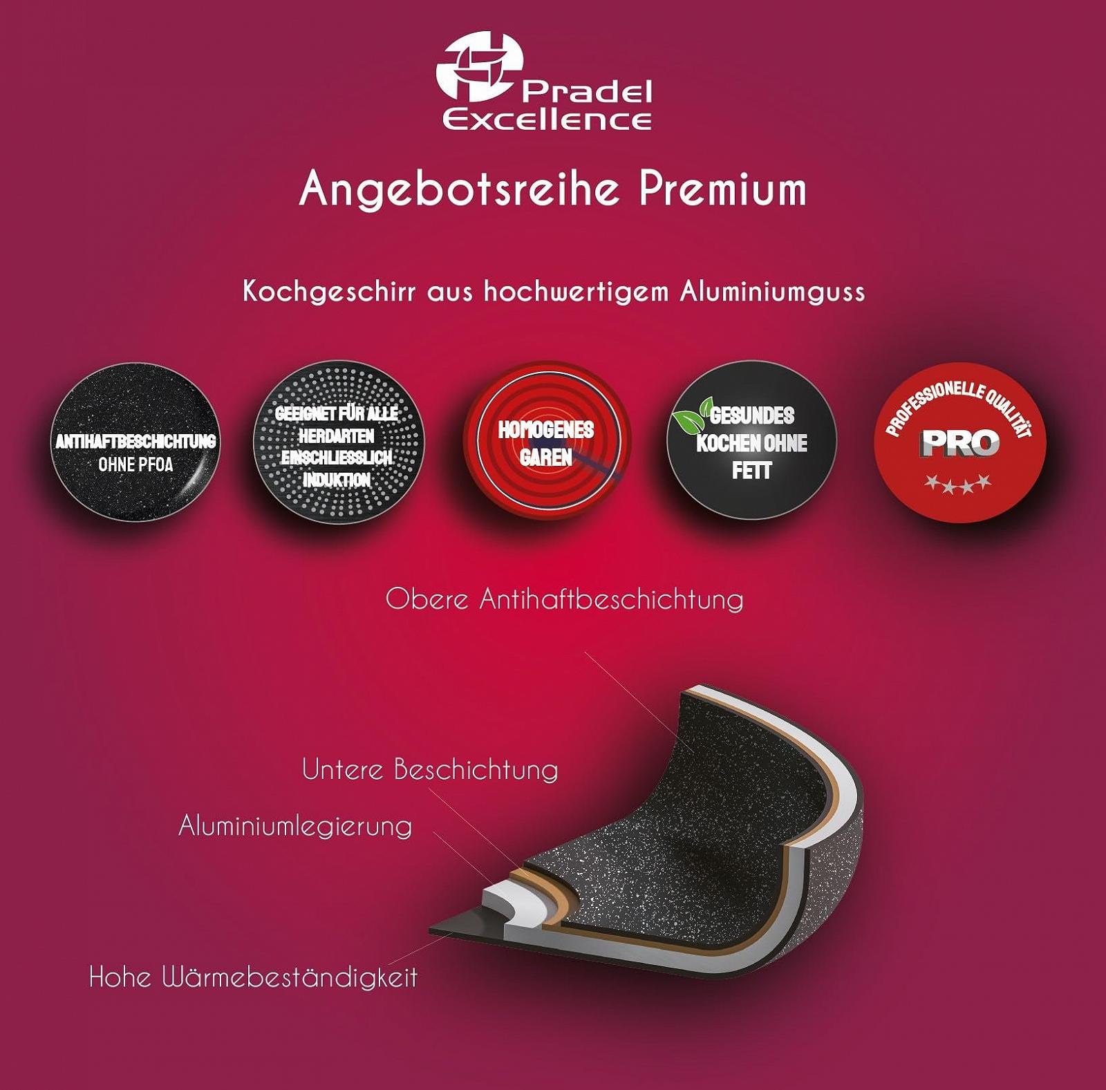 Гусятница Pradel Excellence PCUI001033 алюминиевая с каменным покрытием и крышкой 36.5 x 23 x 6.6 см, фото №6