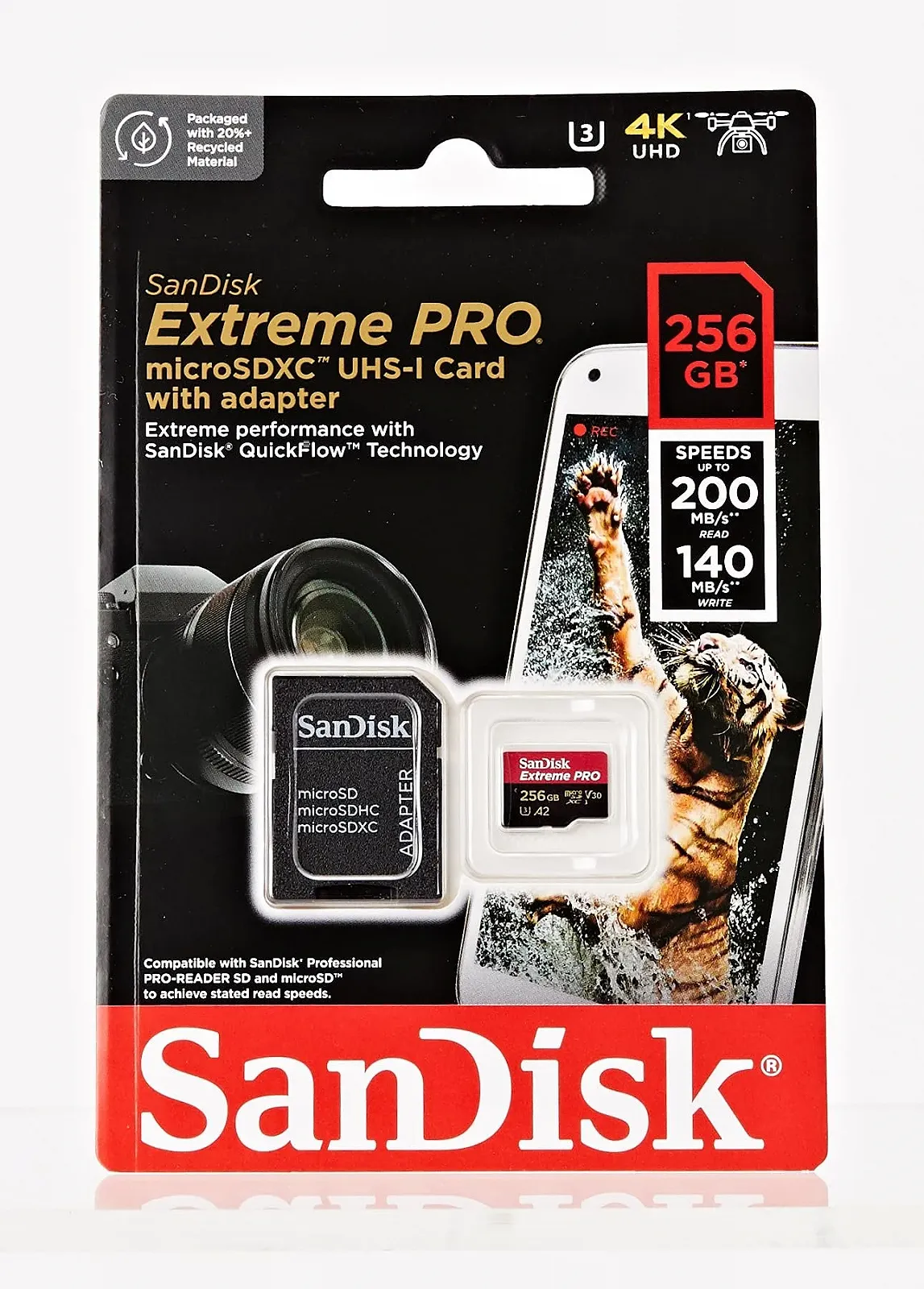 Карта памяти SanDisk Extreme PRO microSDXC UHS-I 256 GB, фото №7 Карта памяти SanDisk Extreme PRO microSDXC UHS-I 256 GB, фото №7