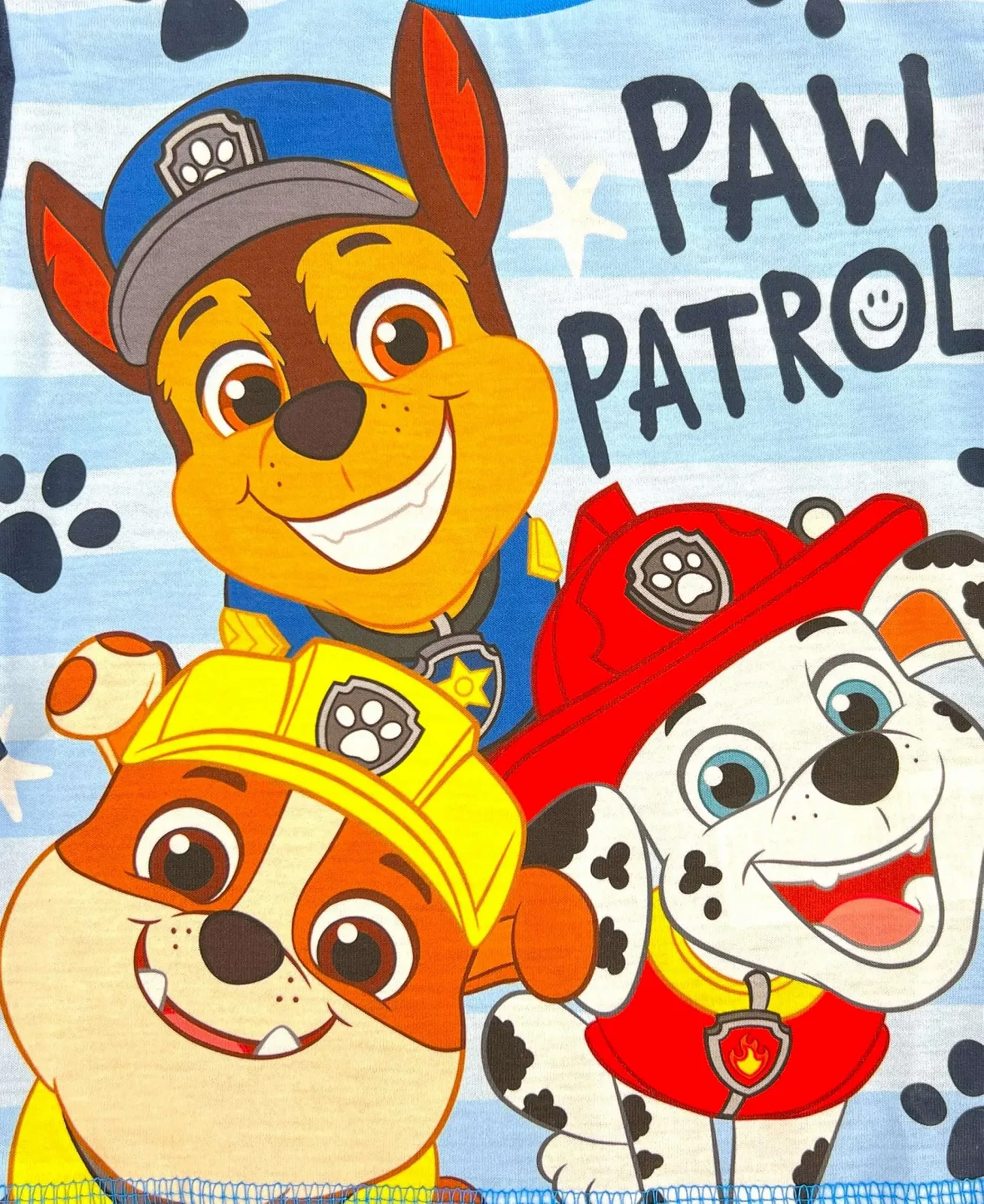 Пижамный набор Paw Patrol для мальчиков Rubble, Chase и Marshall Синий, фото №4
