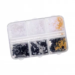 Набор для маникюра Healvian 3 коробки, смола, 3d украшения, аксессуары, украшения для ногтей - Фото 1