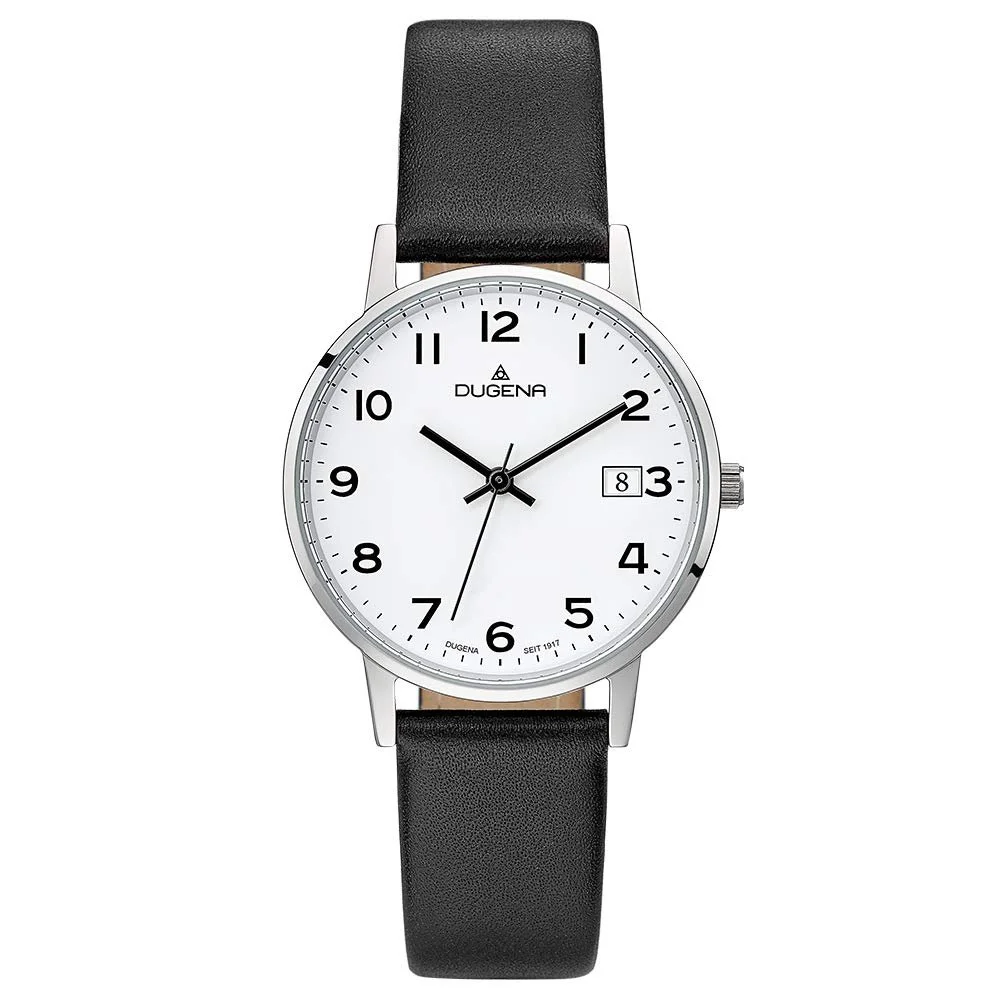 Мужские аналоговые кварцевые часы Dugena с кожаным ремешком 4460738, фото №1 Мужские аналоговые кварцевые часы Dugena с кожаным ремешком 4460738, фото №1