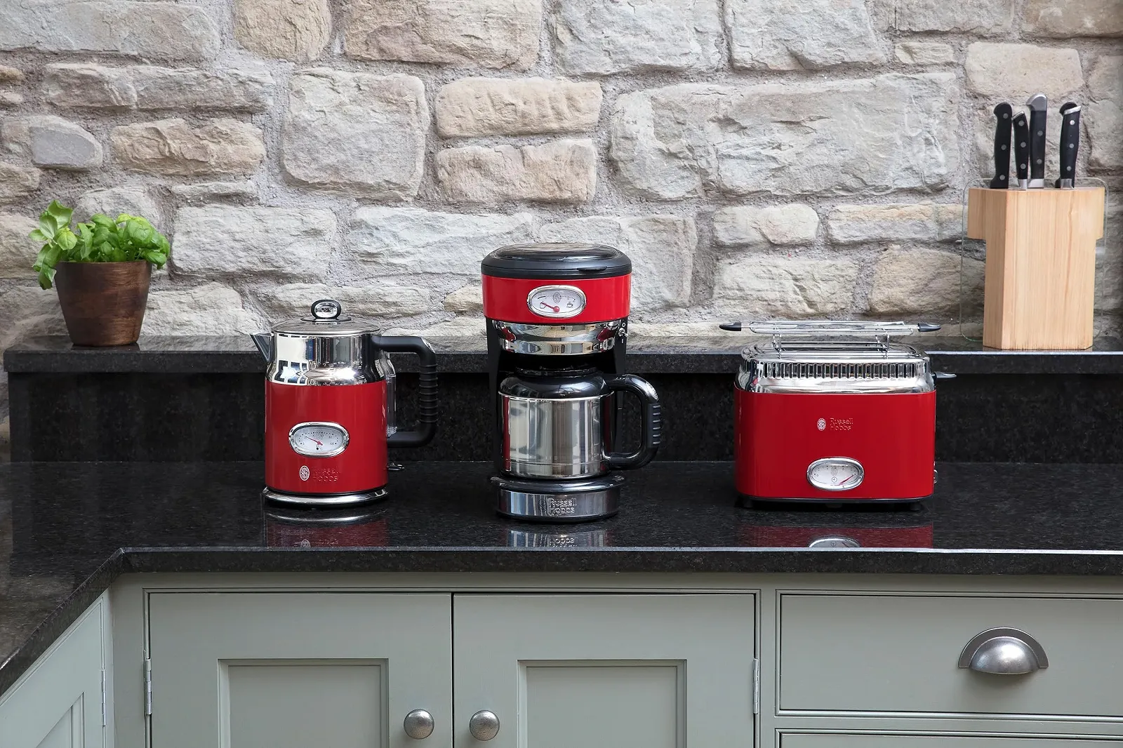 Тостер Russell Hobbs Vintage 21680-56 на 2 скибочки, ретро, нержавіюча сталь, червоний, фото №10