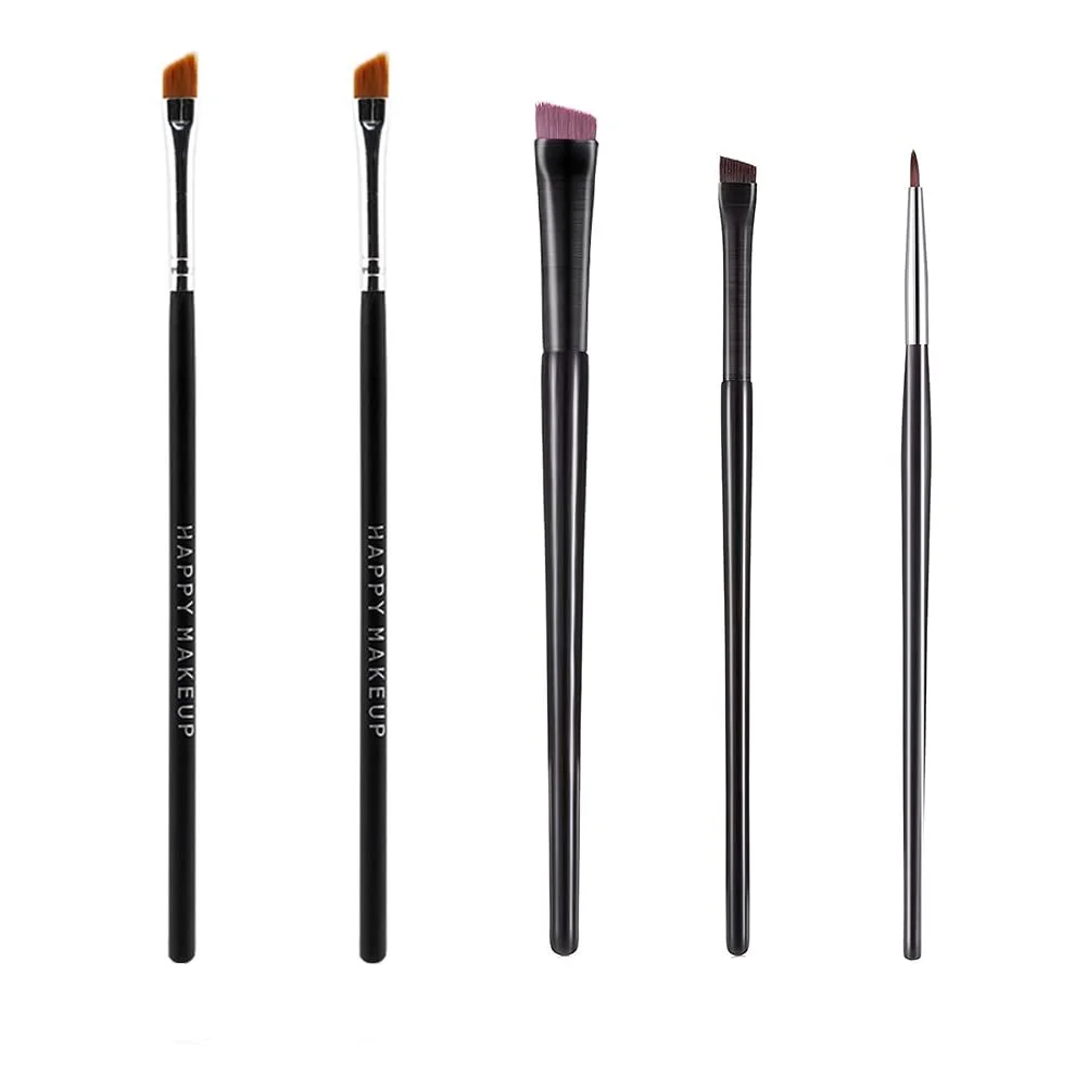 Пензель для підводки очей кутова Набір 5 шт., фото №1