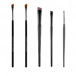 Пензель для підводки очей кутова Набір 5 шт. - Фото 1