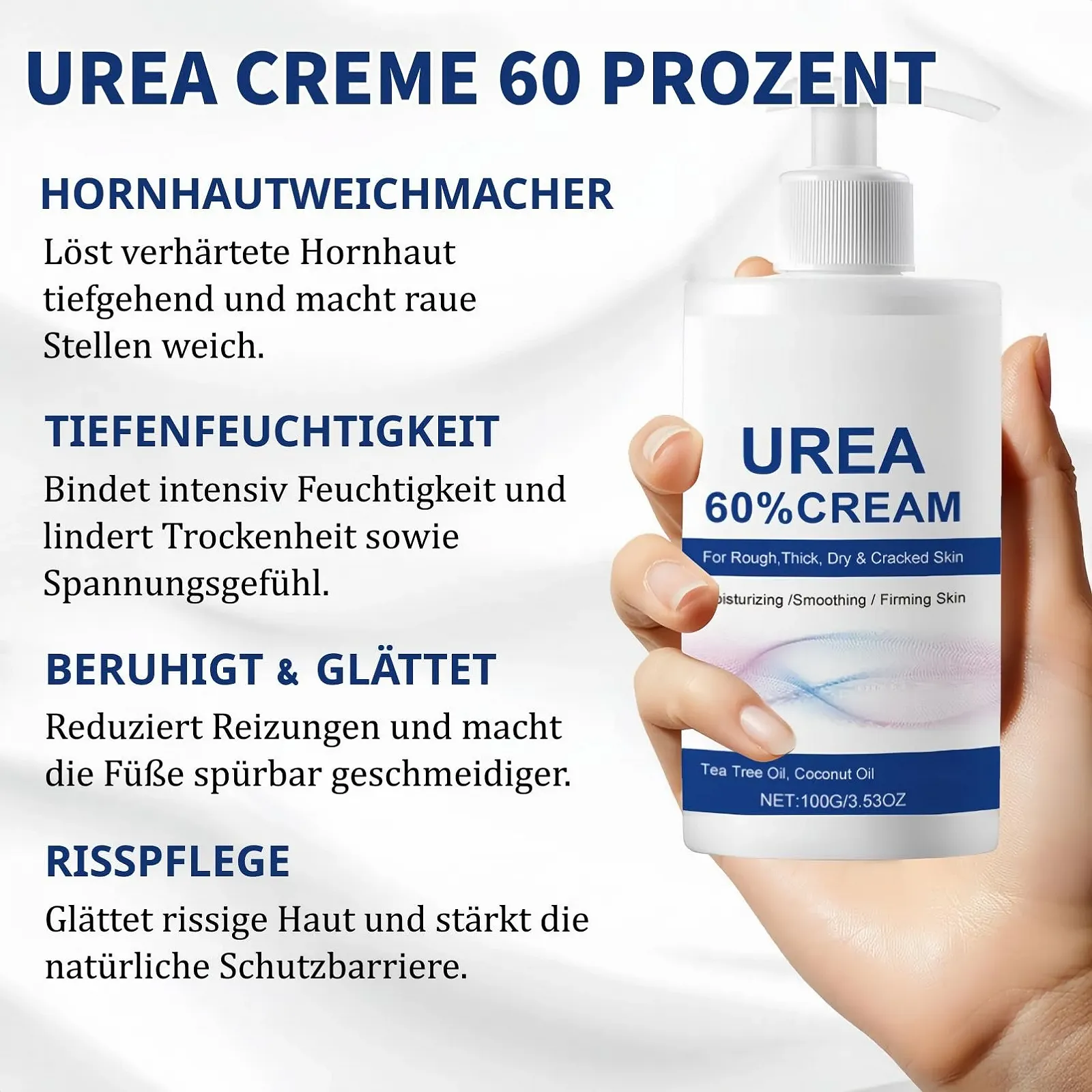 Крем для ног 60% Urea, фото №2