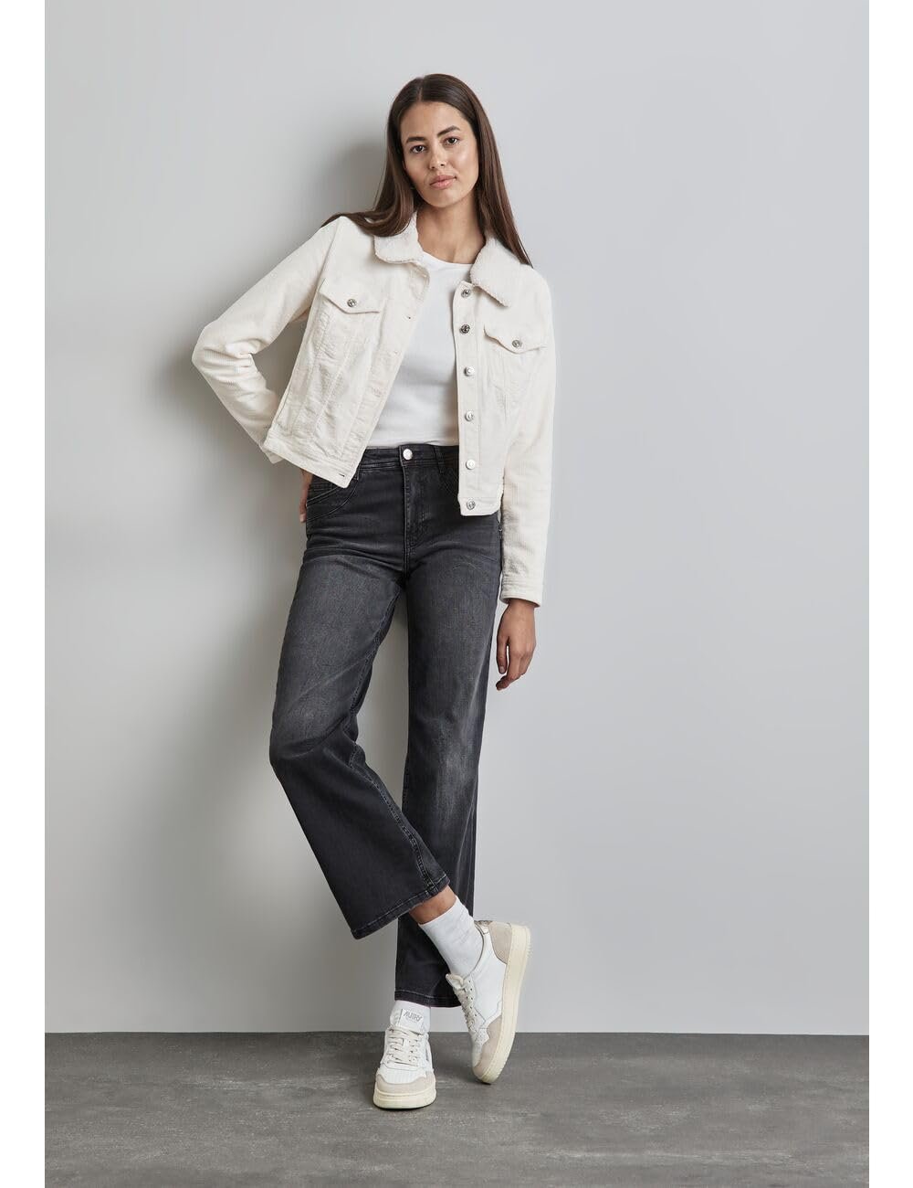 Женская куртка Street One Corduroy с воротником Teddy, фото №5