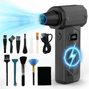 Электрический воздуходувка Sprifityy 130,000 rpm 3 скорости с подсветкой - Фото 1