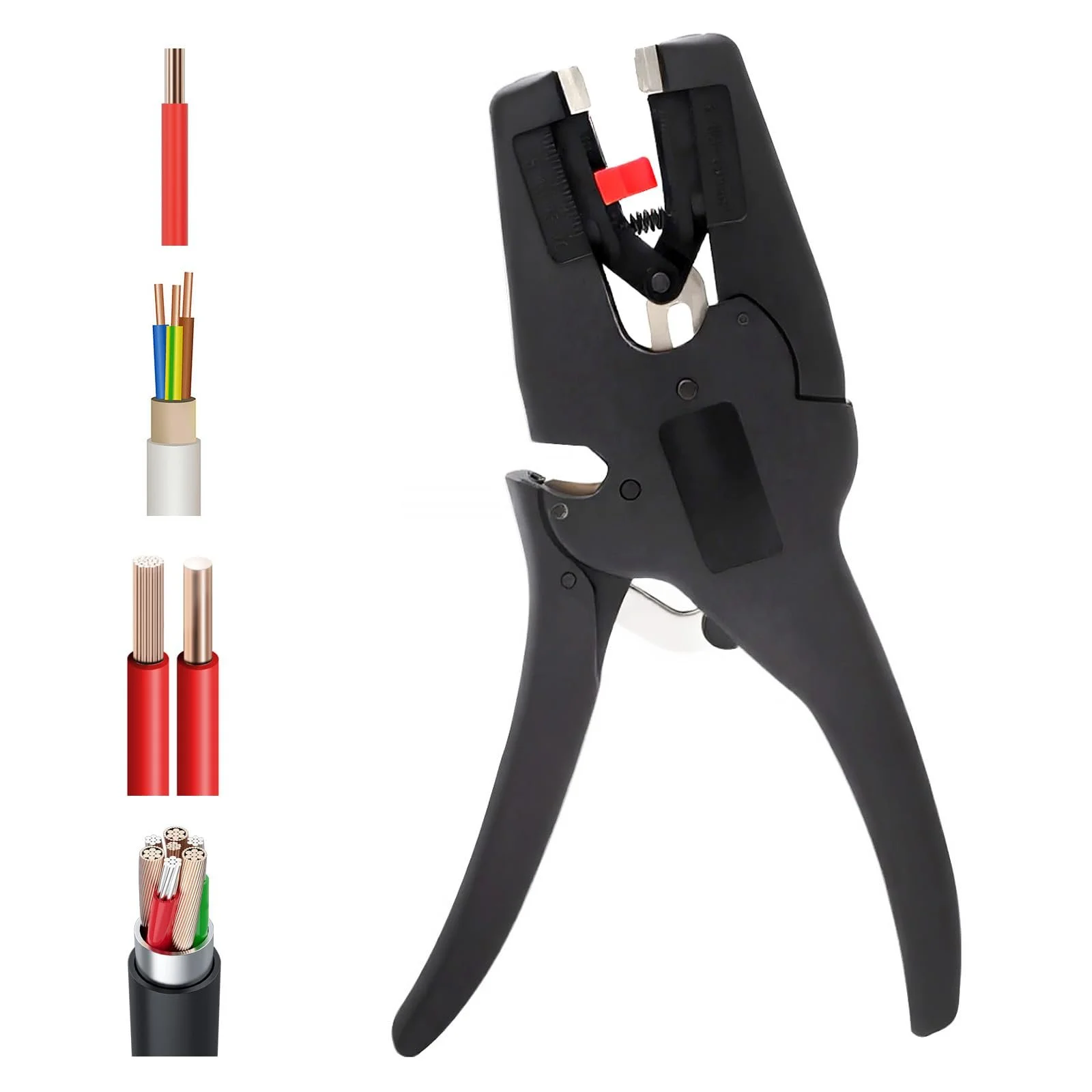 Стриппер автоматический 2-в-1 Саморегулирующийся 0.03-10 мм² Черный, фото №1