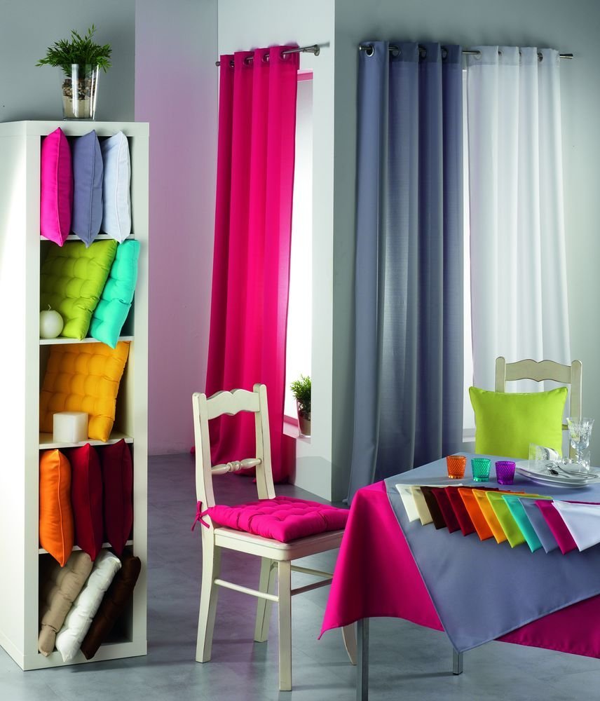 Скатертина DOUCEUR D'INTERIEUR Essentiel 140x200 см поліестер Чорний, фото №2