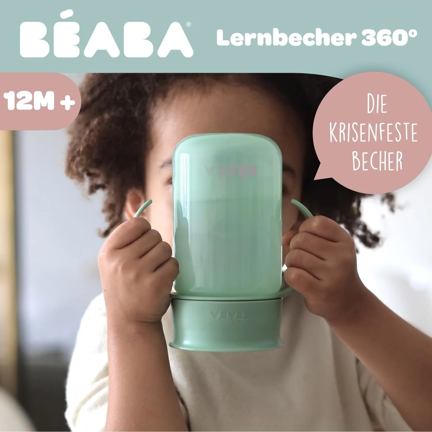 Поїльник BEABA 360 Learning Cup Із захистом від крапель 340 мл Шавлієвий зелений, фото №2 Поїльник BEABA 360 Learning Cup Із захистом від крапель 340 мл Шавлієвий зелений, фото №2