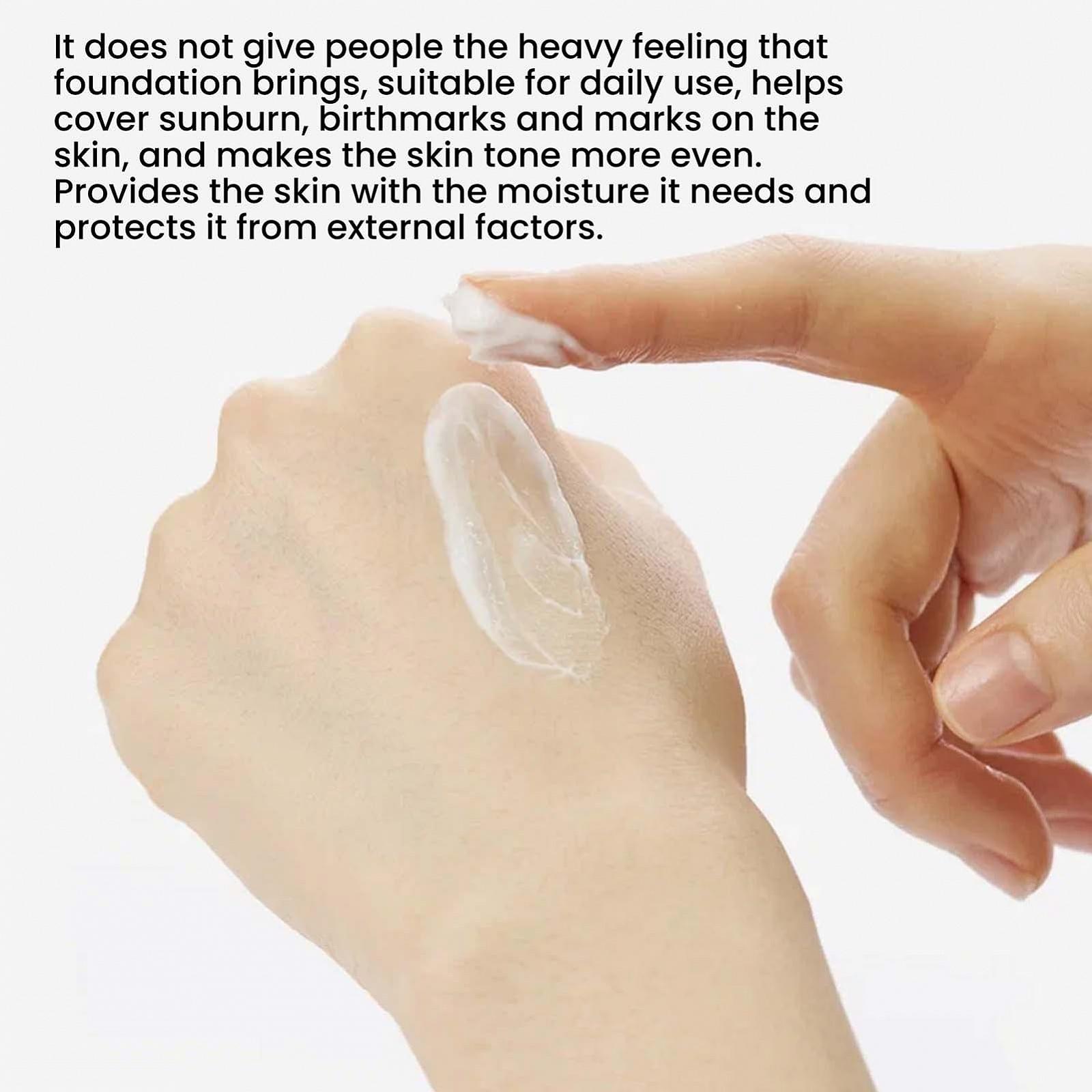 Крем Charm Finish Face Foundation Hyaluronic Acid Natural Finish, фото №3