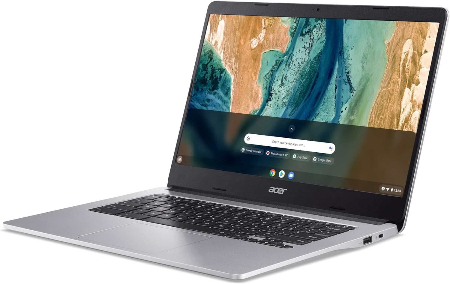 Сенсорний ноутбук 14" Acer Chromebook 314 CB314-2HT-K4FZ MediaTek MT8183 RAM 8GB eMMC 128GB 12год Chrome OS (UKR), фото №3