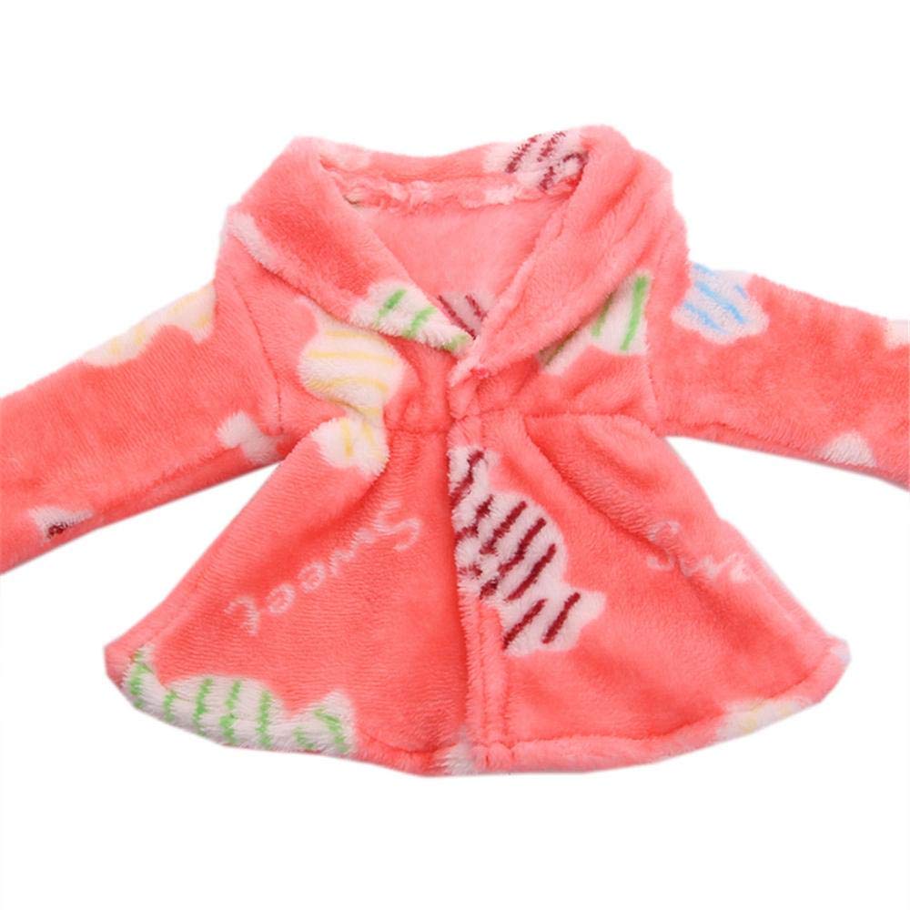 Пижама Aeromdale Doll Bathrobe для 18-дюймовой куклы American Girl 17-дюймовой куклы 1 шт., фото №1