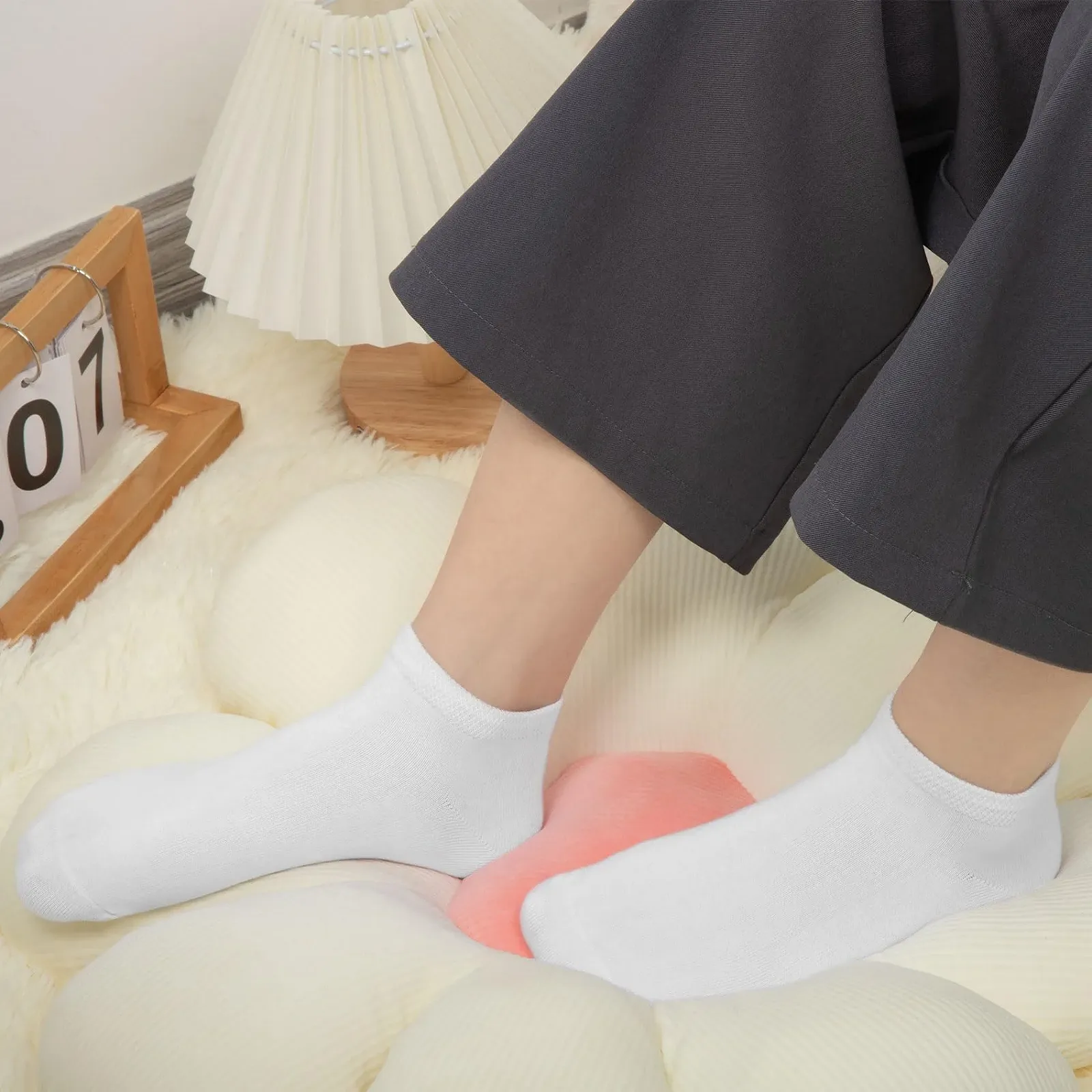 Шкарпетки Trainer Bamboo Жіночі Короткі Ankle Half Sports Gifts для Жінок, 6-8 пар, фото №4