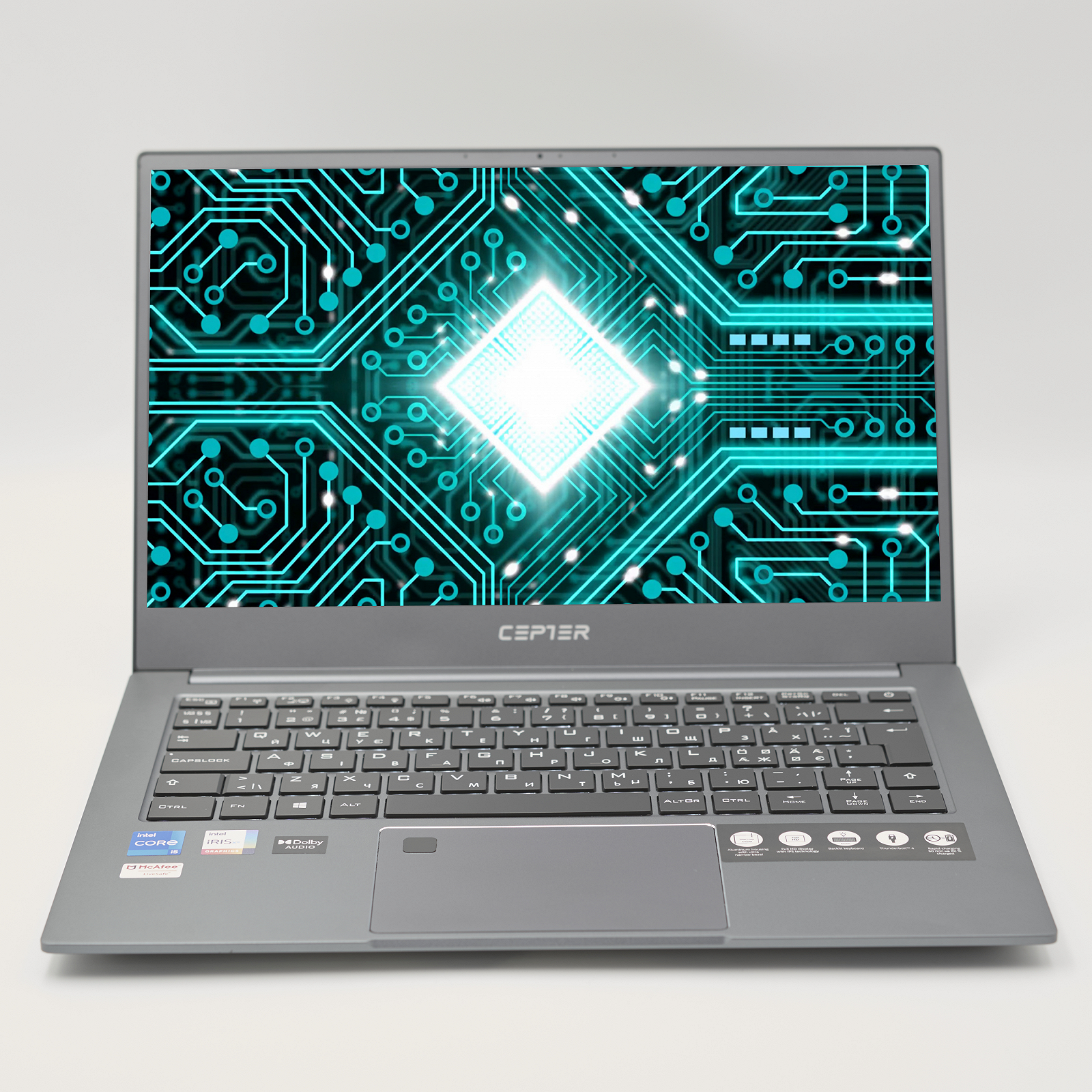 Ноутбук 14" Medion (Lenovo Group) Cepter N490 Intel i5-1135G7 RAM 8 ГБ SSD 1 ТБ Intel Iris Xe Graphics б/в Метал (2775), фото №1