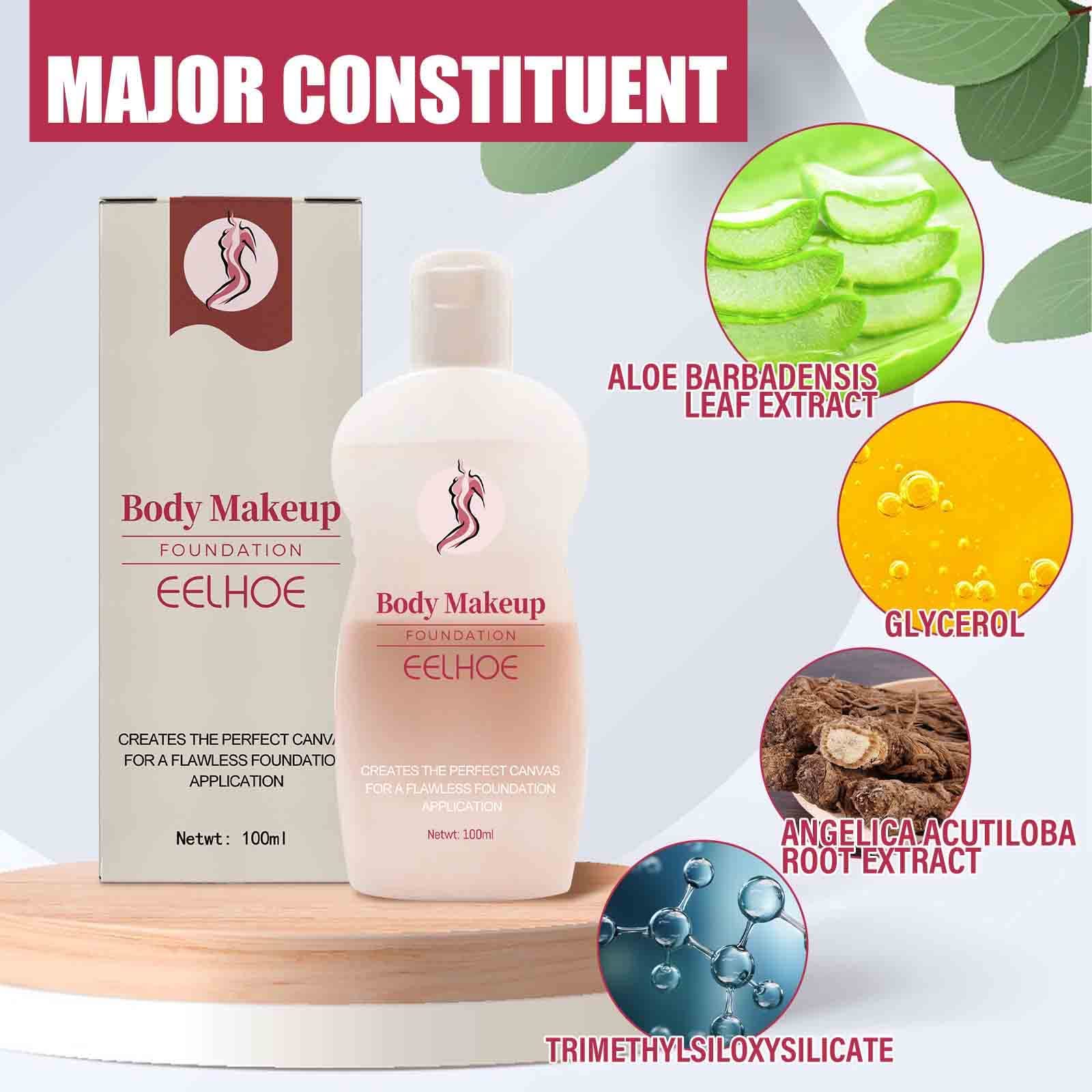 Тональний крем для тіла Водостійкий З високим покриттям Тривалий Матовий контроль олії Коректор для тіла та обличчя (Упаковка, 1 шт.), фото №3 Тональний крем для тіла Водостійкий З високим покриттям Тривалий Матовий контроль олії Коректор для тіла та обличчя (Упаковка, 1 шт.), фото №3