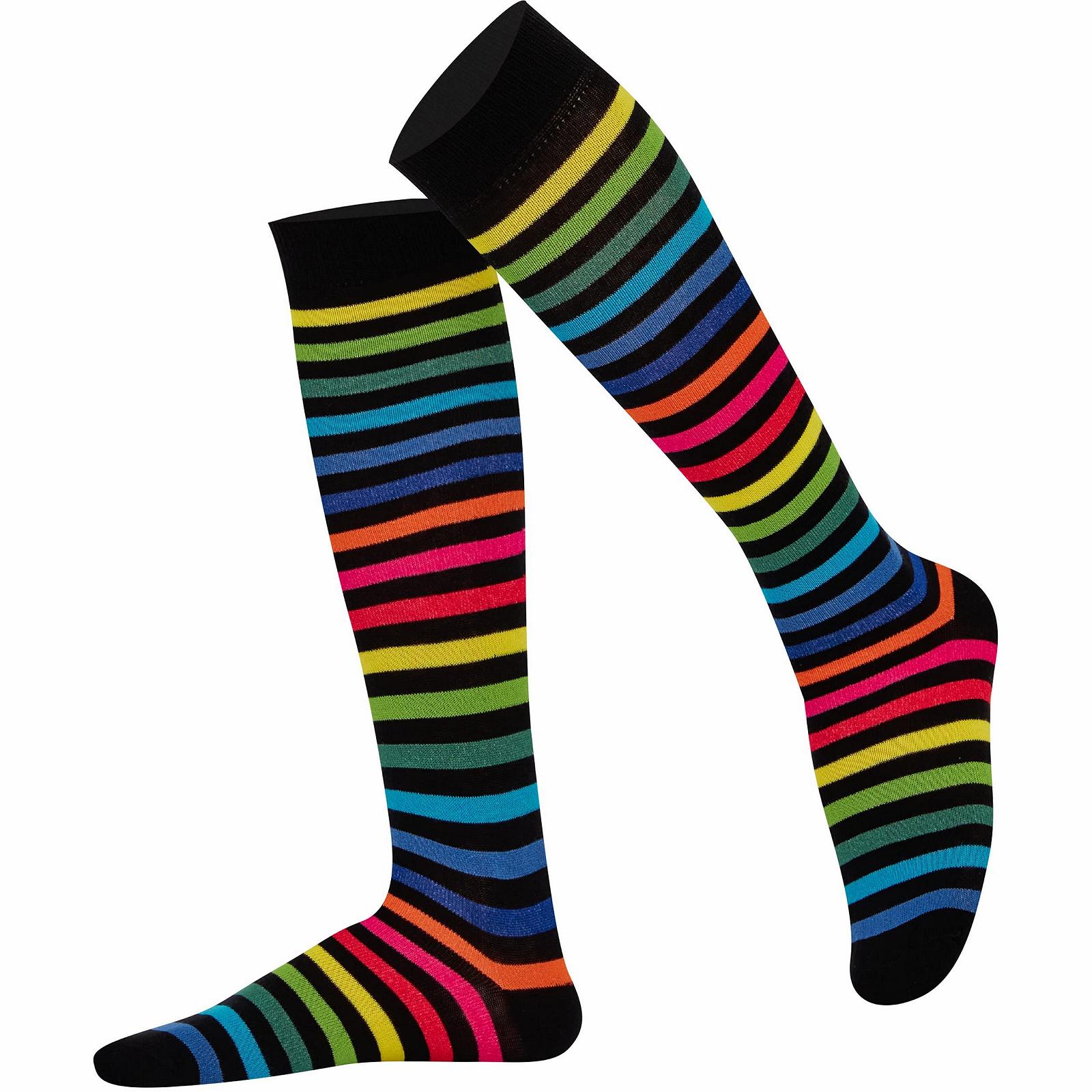 Гольфи Mysocks Смужки New Dark Rainbow Thin, фото №1