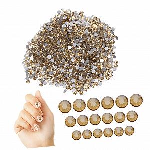 Стразы для ногтей LALAFINA Золотой Цвет 4320 шт - Фото 1