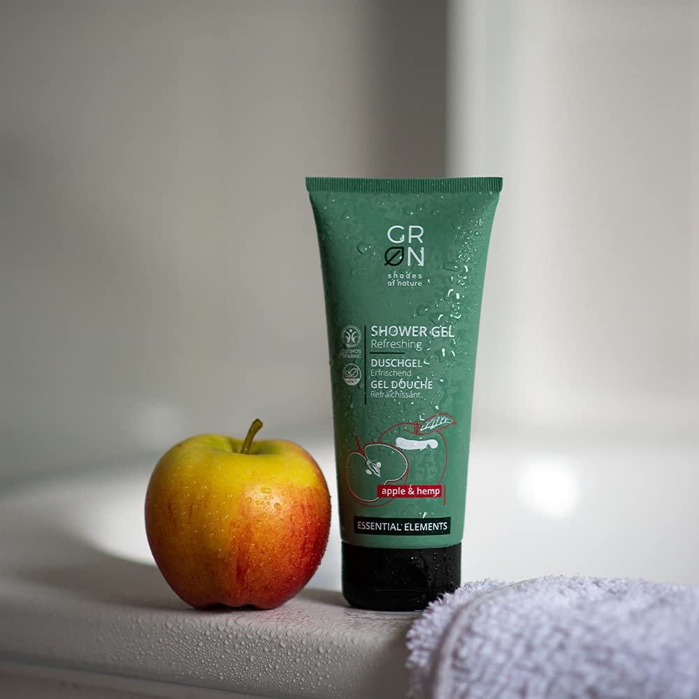 Гель для душа Organic Cosmetics Refreshing Organic Hemp & Organic Apple 200 мл (2 шт. в упаковке), фото №3
