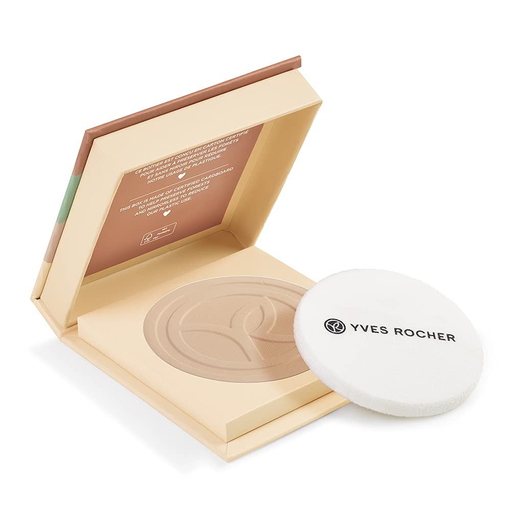 Пудра компактная Yves Rocher COULEURS NATURE Rosé 100, 10 г, фото №4