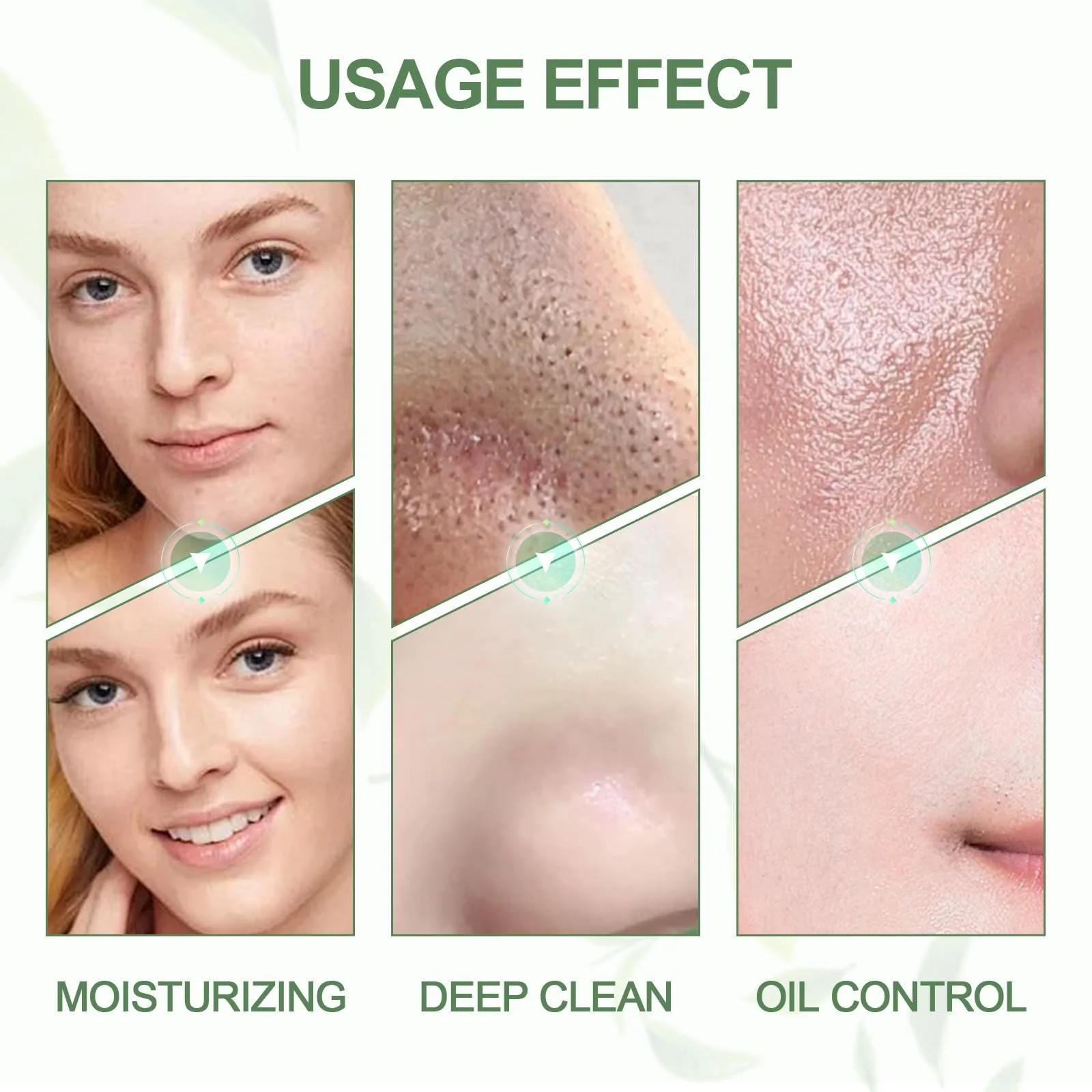 Маска-стік Green Tea, для видалення чорних цяток, з екстрактом зеленого чаю, зволожуюча, 2 шт, фото №4