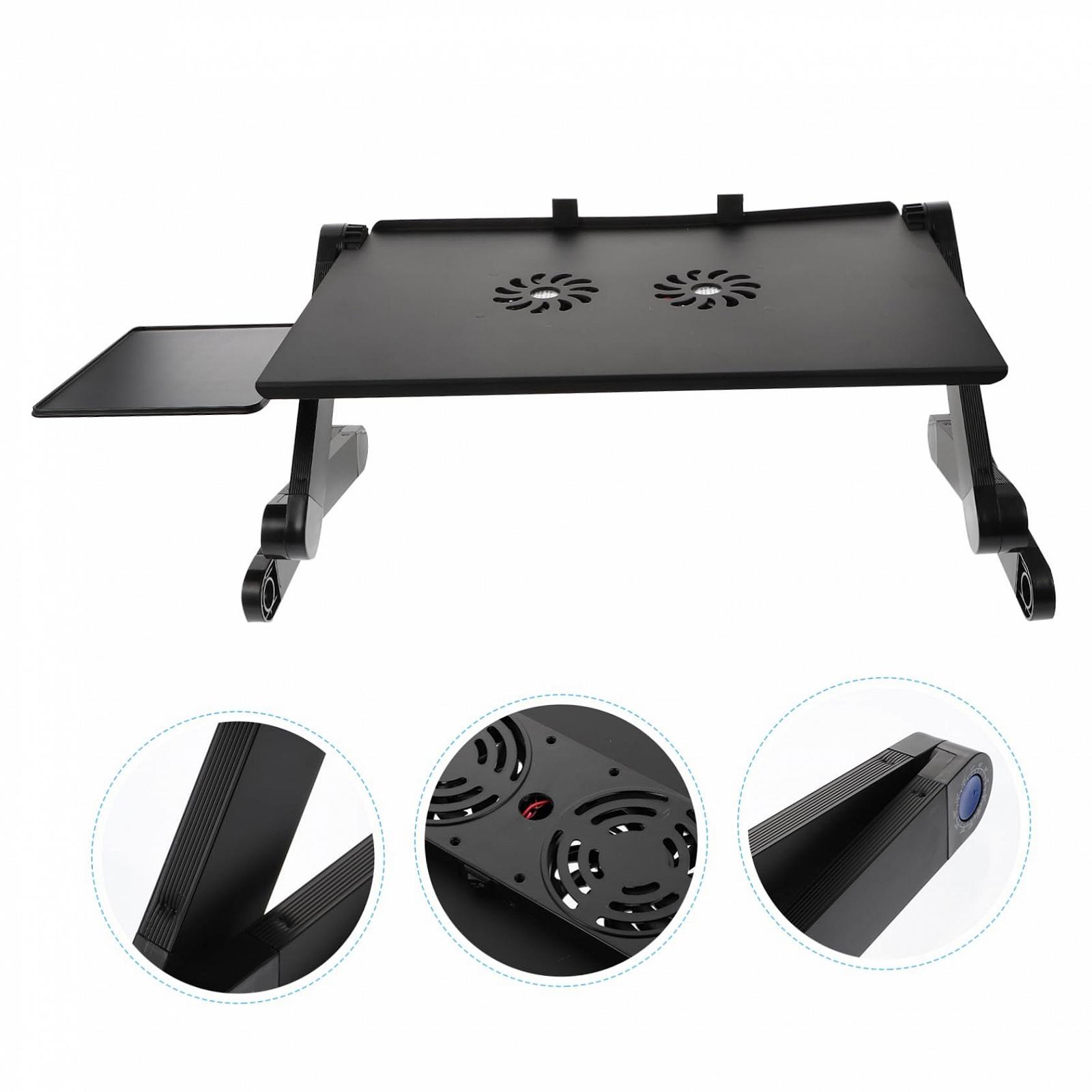 Регульована підставка для ноутбука Vaguelly з алюмінію з функцією охолодження, складана, фото №3 Регульована підставка для ноутбука Vaguelly з алюмінію з функцією охолодження, складана, фото №3