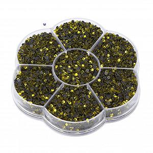 Стразы Emoshayoga круглые лимонно-желтые, 14400 шт synthetic.ua - Фото 1