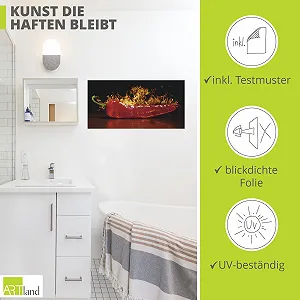 Настінна наклейка Artland Andrei Rybachuk Red Hot Chili Pepper червона synthetic.ua - Фото 1