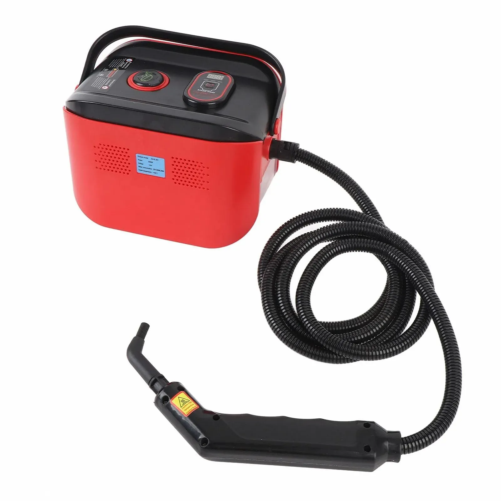 Пароочисник ручний мультифункціональний 220 В Червоний, фото №5 Пароочисник ручний мультифункціональний 220 В Червоний, фото №5