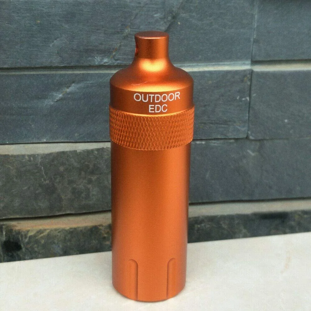 Водонепроникна пляшка SENRISE, водонепроникний тримач для пігулок, металева капсула для виживання, фото №1