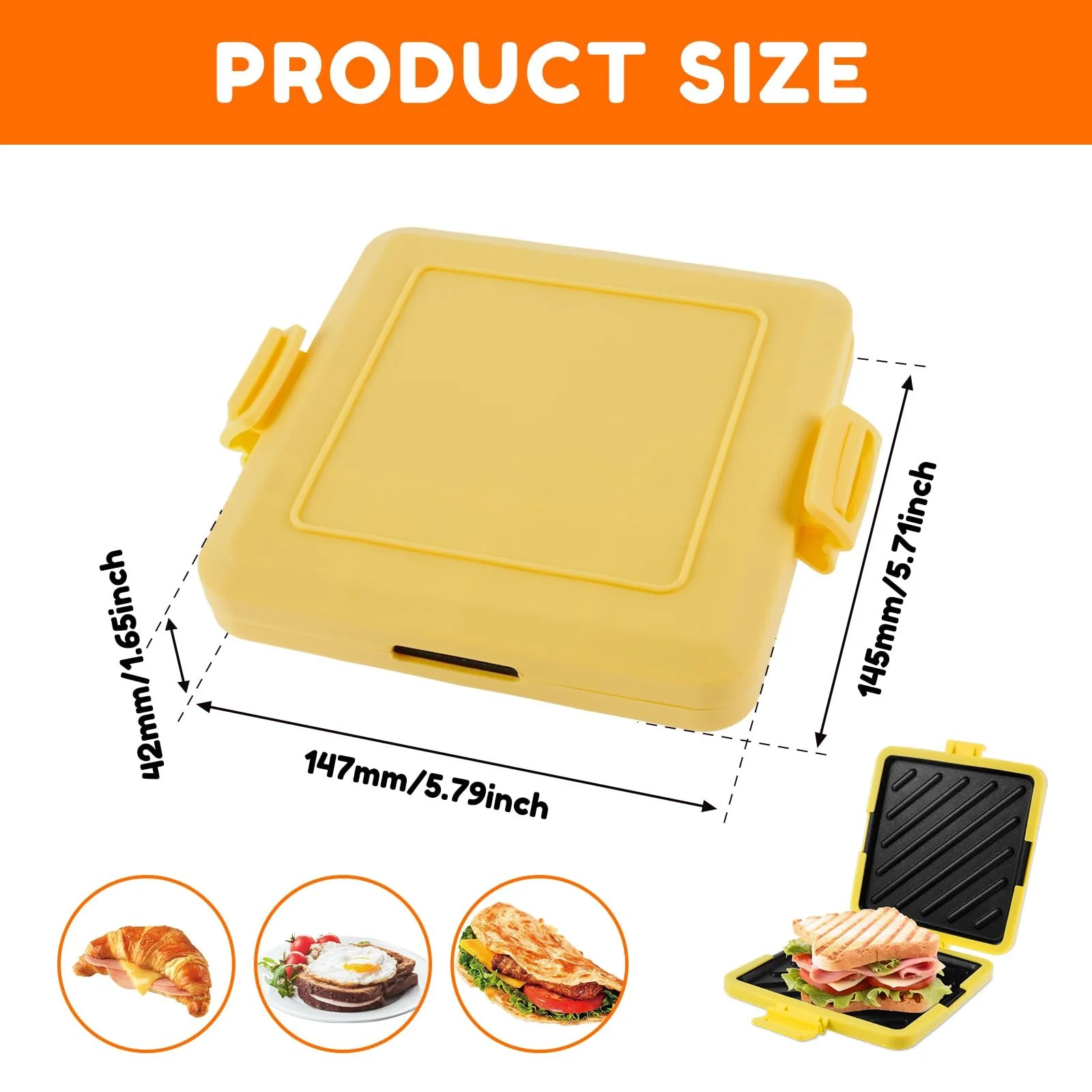 Сэндвичница для микроволновки Silicone Microwave для приготовления хрустящих сэндвичей, фото №6 Сэндвичница для микроволновки Silicone Microwave для приготовления хрустящих сэндвичей, фото №6