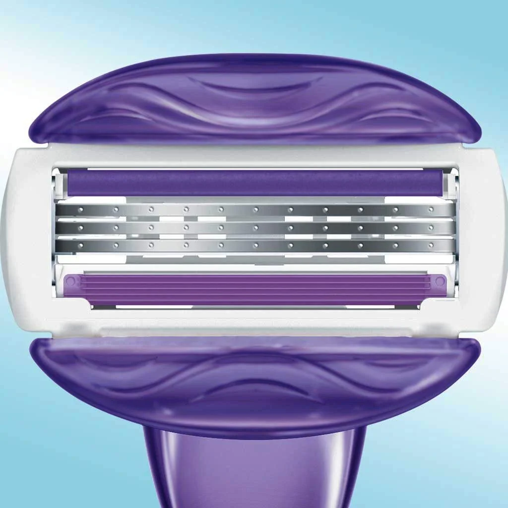 Сменные кассеты для бритья Gillette Venus Breeze 4 шт., фото №2 Сменные кассеты для бритья Gillette Venus Breeze 4 шт., фото №2