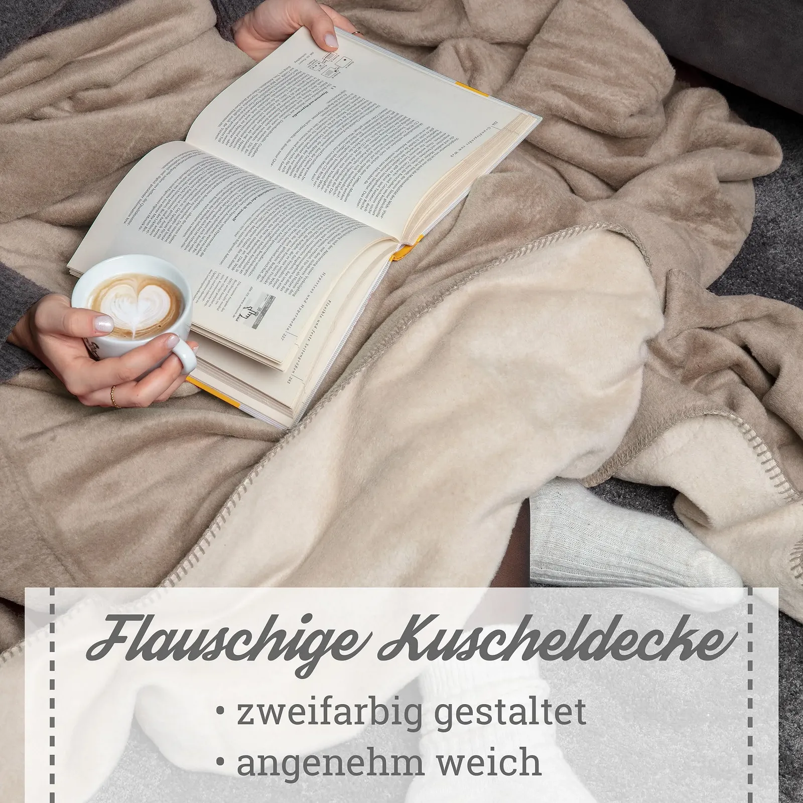 Двусторонний шерстяной плед Moon Luxury, фото №2 Двусторонний шерстяной плед Moon Luxury, фото №2