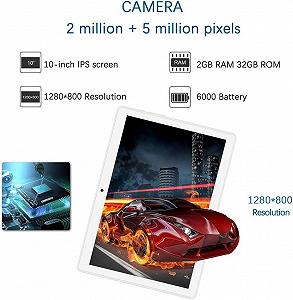 Планшет 10.1" Antemper K105 2/32Gb 3G 2-SIM 4 ядра Android 9 6000 mAh Белый synthetic.ua - Фото 1