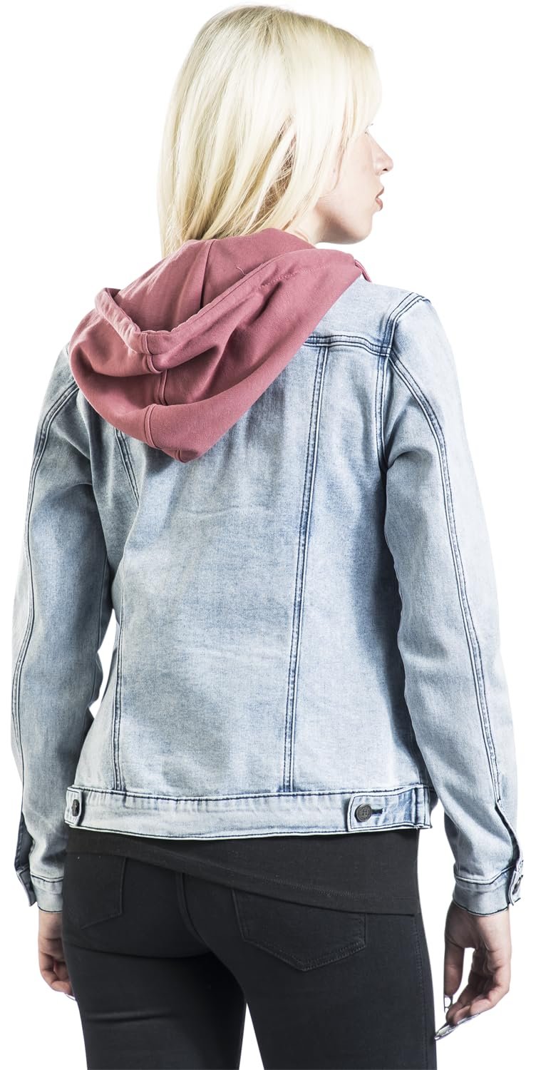 Джинсовая куртка Harry Potter Hermine женская, вываренный деним, фото №8 Джинсовая куртка Harry Potter Hermine женская, вываренный деним, фото №8