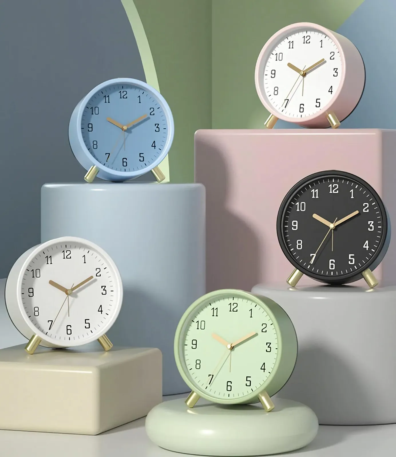 Будильник Shisedeco Аналоговый Бесшумный Маленький Настольный с Подсветкой Арабские Цифры, фото №7 Будильник Shisedeco Аналоговый Бесшумный Маленький Настольный с Подсветкой Арабские Цифры, фото №7