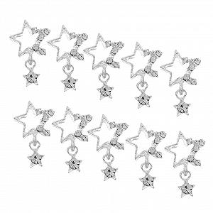 Прикраса для нігтів Healeved, зірки, прикраси для манікюру - Фото 1