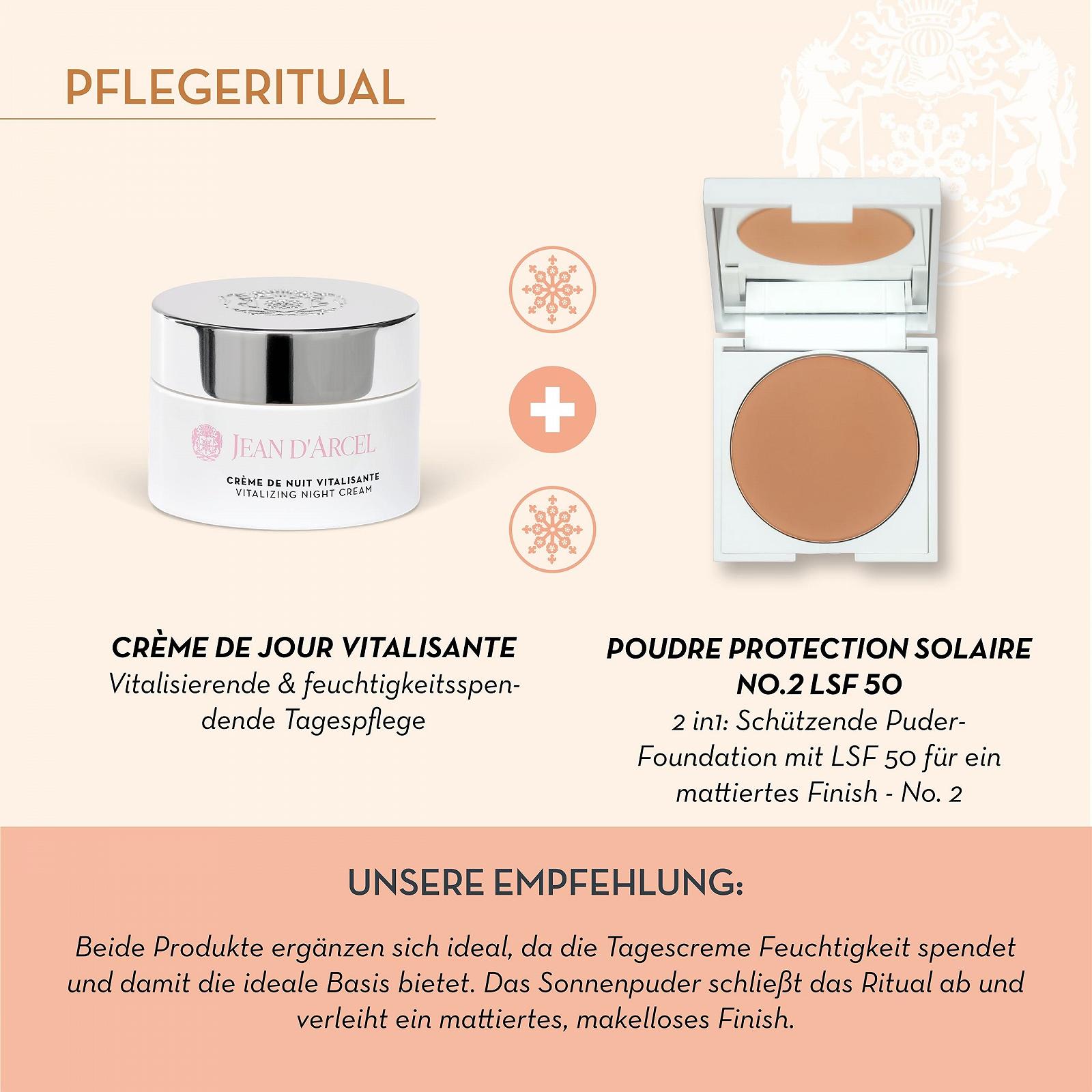 Сонцезахисна пудра JEAN D'ARCEL SOLAIRE poudre protection solaire no.1 Matte SPF 50 9.5 г, фото №6