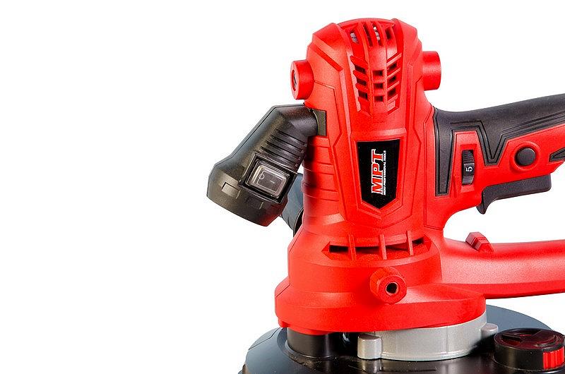 Шліфмашина для стін і стелі MPT 850 Вт 1400-2700 об/хв Ø180 мм аксесуари 6 шт MDS1853A, фото №6