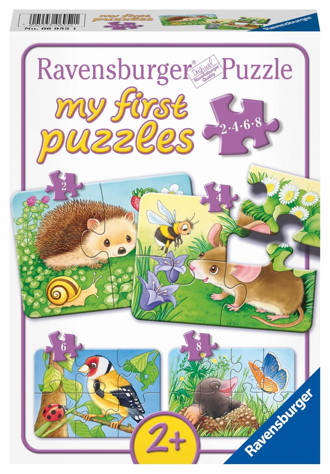 Пазл Ravensburger My First Puzzle Милі мешканці саду Сірий, фото №1
