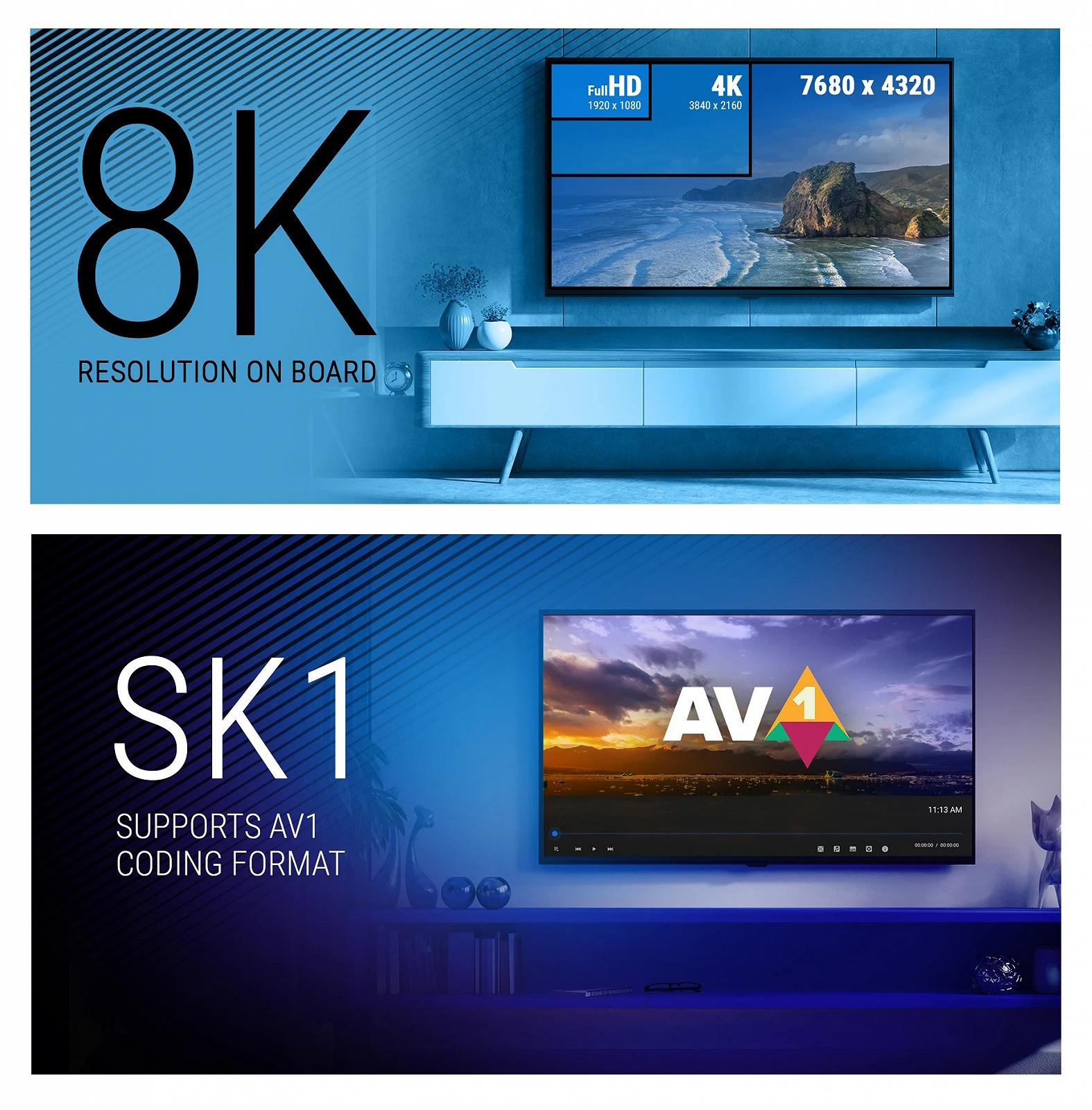 Медиаплеер Ugoos SK1 Amlogic S928X-K 8/128 WIFI6 Dolby Vision DTS Android 11, фото №5