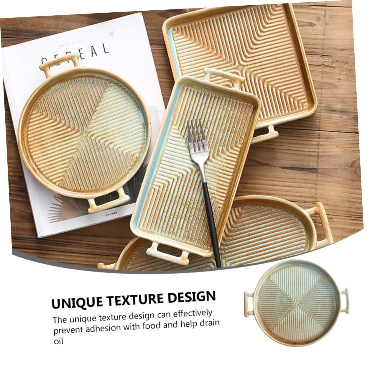 Форма для запікання Homoyoyo Rund Vintage Stil Керамічна Кругла, фото №5