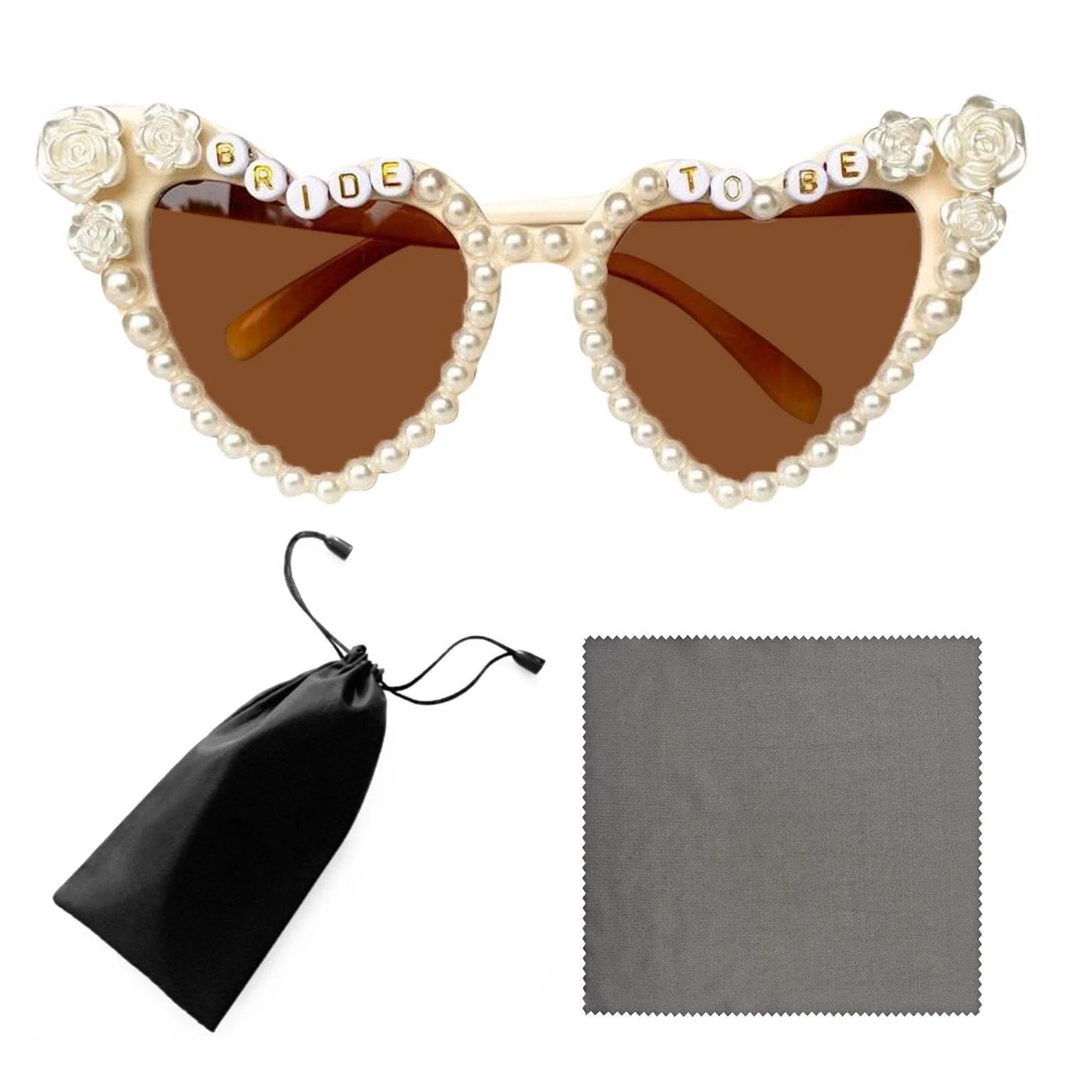 Солнцезащитные очки Перламутровые Коричневые, фото №1