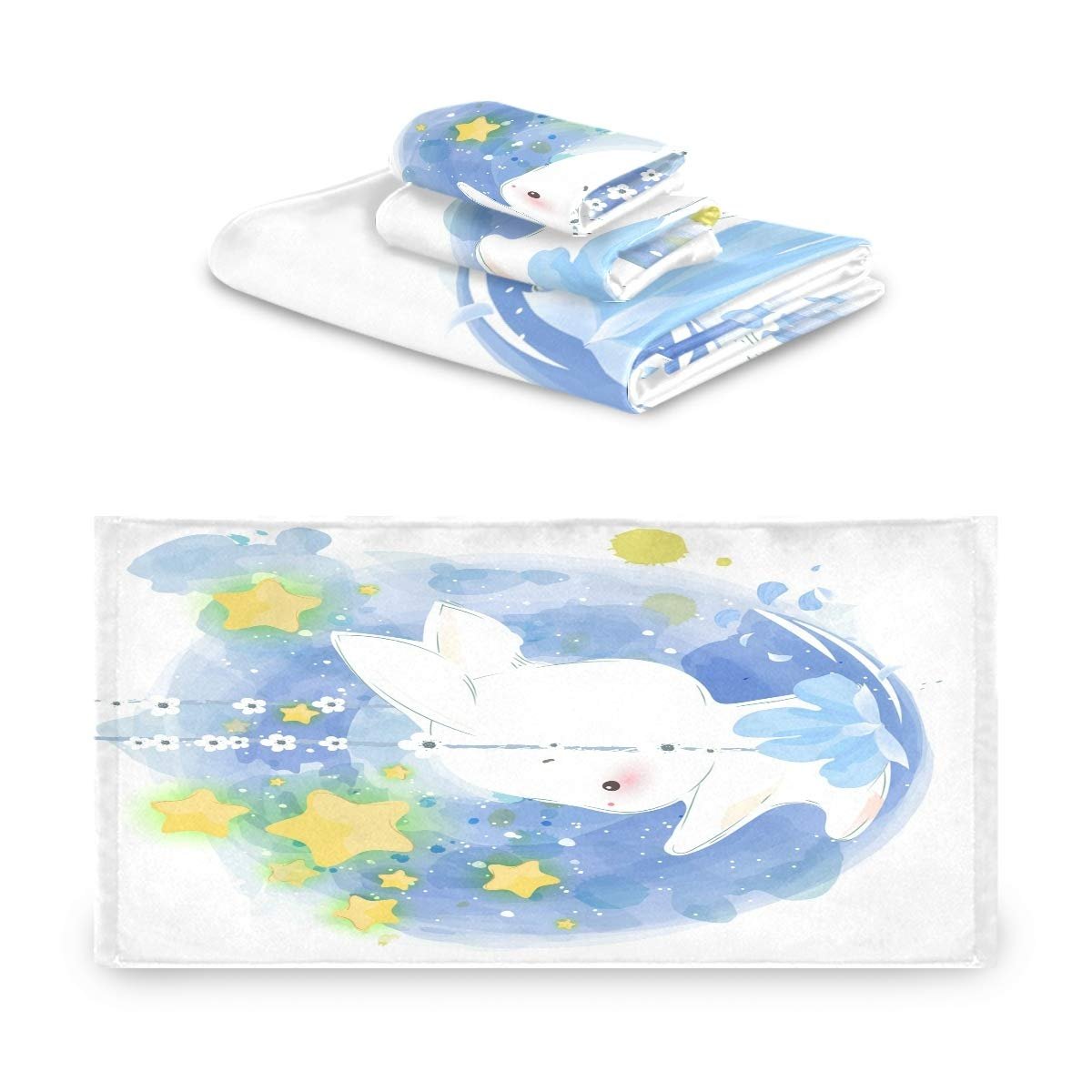 Набір рушників Baby Bunny Rabbit Star Art 100% бавовна поглинаючі (3 шт.), фото №1
