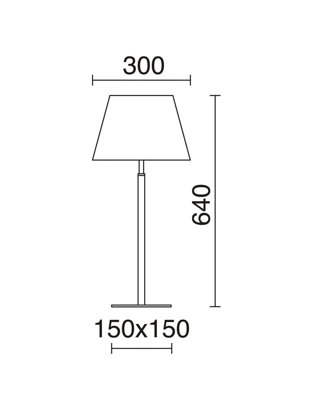 Настільна лампа Firenze Atlas LED 48 Вт 2800 лм 3000 K Satin Nickel, фото №3