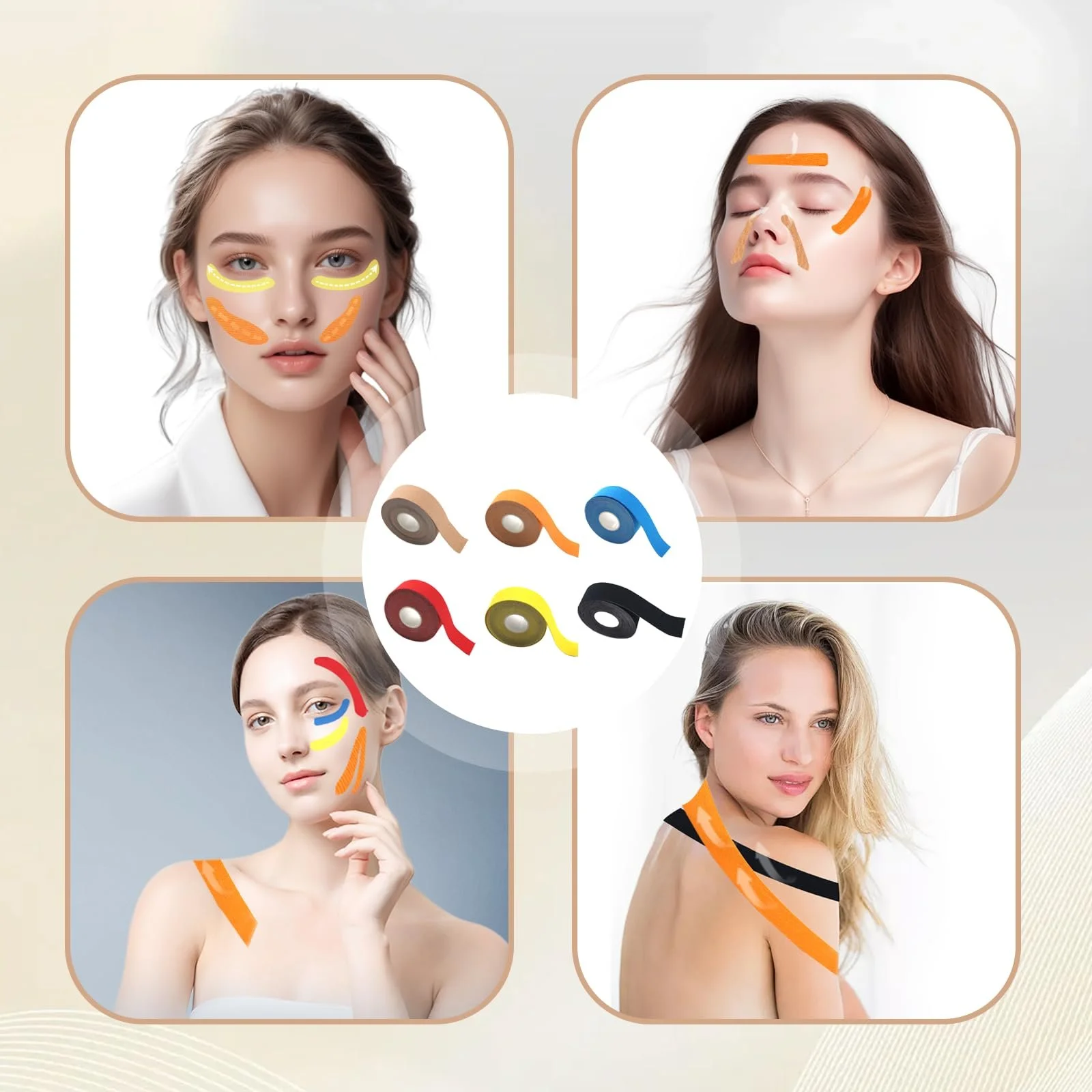 Стрічка для підтяжки обличчя ZITUZY, 6 шт, проти зморшок, фото №4 Стрічка для підтяжки обличчя ZITUZY, 6 шт, проти зморшок, фото №4