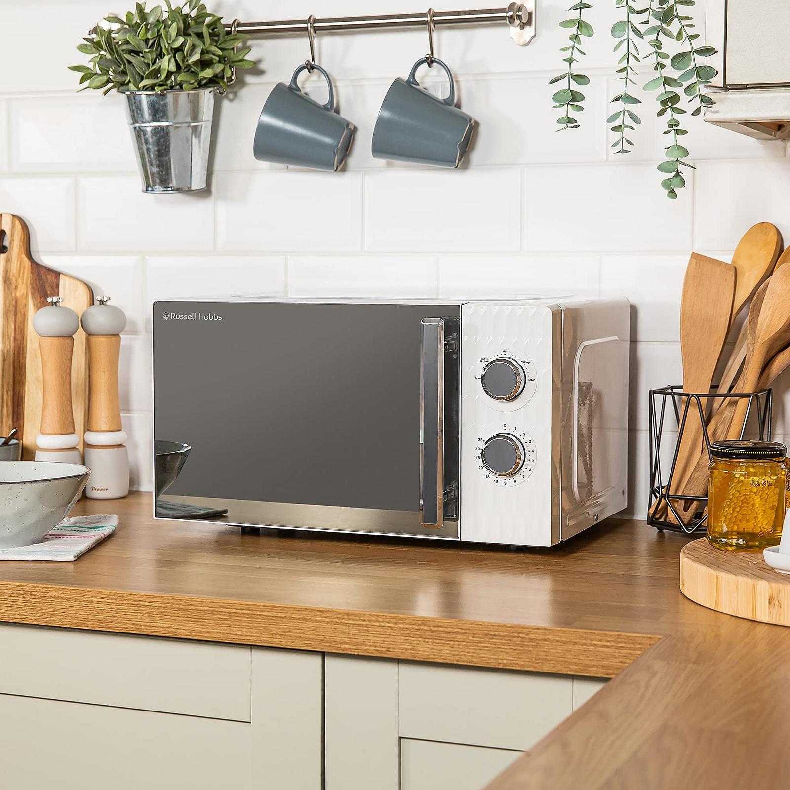 Микроволновая печь Russell Hobbs Honeycomb Solo RHMM715 17L 700W White, фото №5 Микроволновая печь Russell Hobbs Honeycomb Solo RHMM715 17L 700W White, фото №5