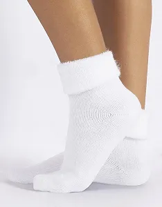 Чулки Calzitaly Теплые с ангоровым видом, зимние носки с нескользящей подошвой, разноцветные, один размер, сделано в Италии synthetic.ua - Фото 1